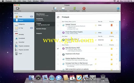 Firetask 3.7.1 Multilingual MacOSX的图片1