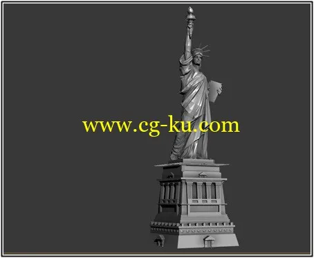 Liberty Statue 3D model的图片1