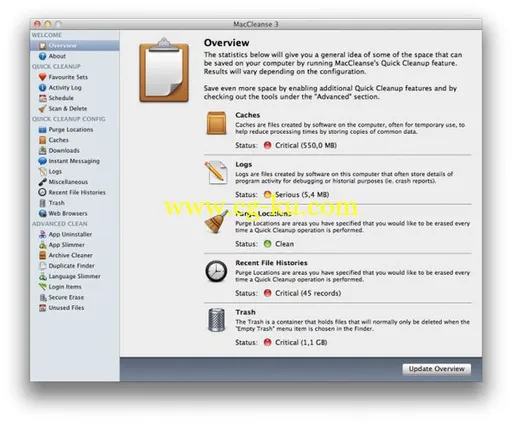 MacCleanse 3.3.3 MacOSX的图片1