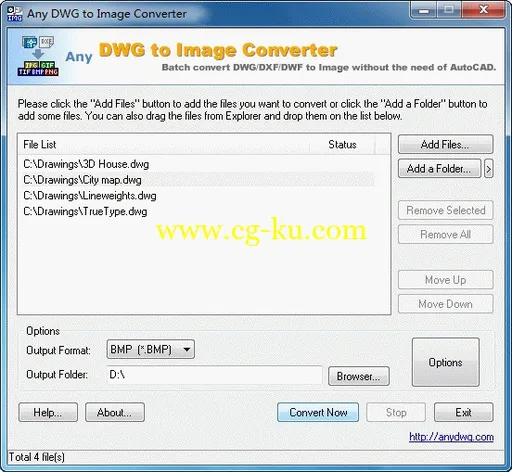 Any DWG to Image Converter 2015 v3.87的图片1