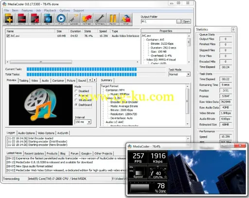 MediaCoder Premium 0.8.38.5782 CE Multilingual x86/x64的图片1