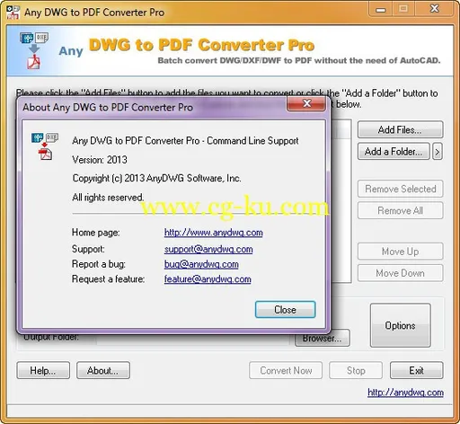 Any DWG to PDF Converter Pro 2013的图片2