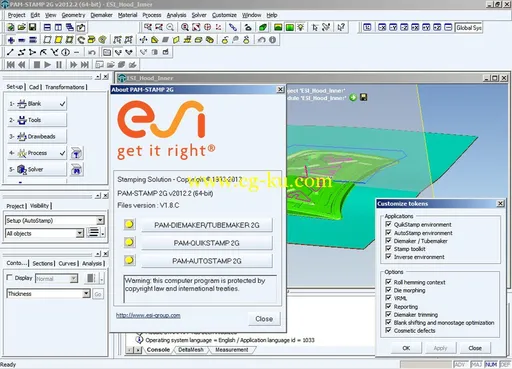 ESI PAM-Stamp 2G 2012.2 钣金成形模拟解决方案的图片2