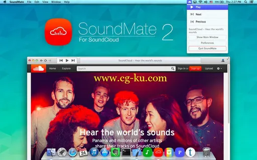 SoundMate For SoundCloud v2.4 MacOSX的图片1