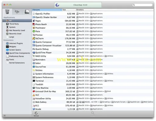 Synium CleanApp 4.0.8 Multilingual MacOSX的图片1