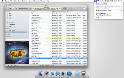 SimpleScrobbler v2.0.1 Multilingual Mac OS X的图片1