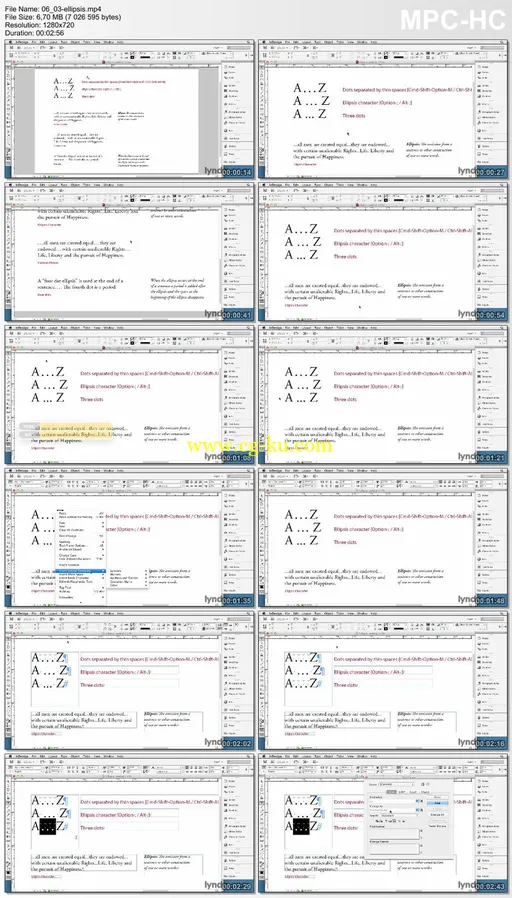 Lynda – InDesign Typography (updated Nov 12, 2014)的图片2