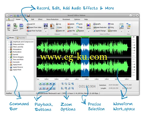 SED Systems Sound Editor Deluxe 8.5.1的图片1