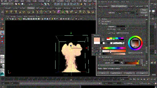 Simulating a Volcano Blast in Maya的图片2