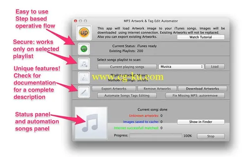 MP3 Art & Tag v1.3.0 Retail Mac OS X的图片1