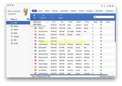 Aiseesoft Mac FoneTrans v8.0.12的图片1