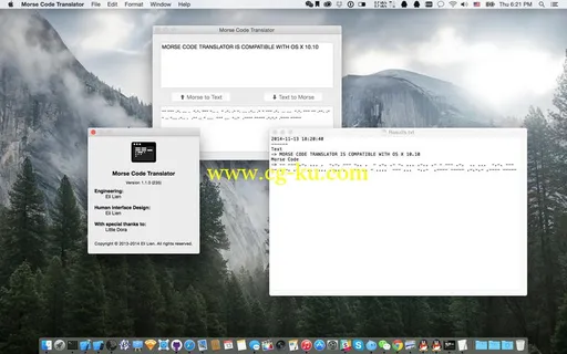 Morse Code Translator 1.2.0 Retail MacOSX的图片1