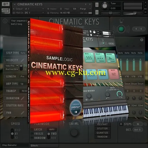 Sample Logic Cinematic Keys KONTAKT的图片1