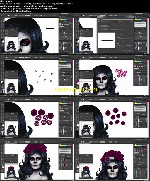 Tutsplus – Advanced Vector Portraits Spooky Edition的图片1