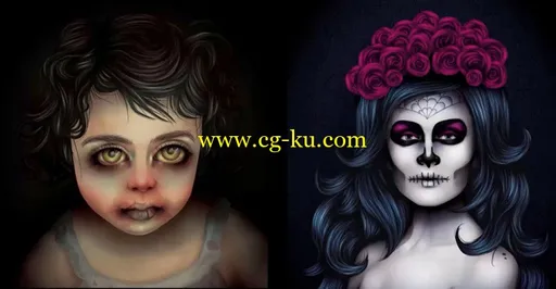 Tutsplus – Advanced Vector Portraits Spooky Edition的图片2