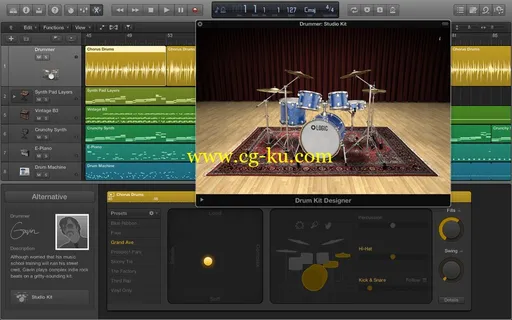 Apple Logic Pro X 10.0.0 MacOsX 音乐创作工具的图片3