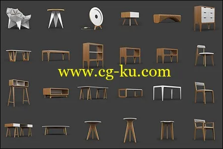 25 Free 3D Furniture Model by ODESD2的图片1