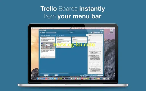 MenuTab for Trello v1.8 Retail MacOSX的图片1