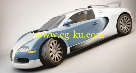 Bugatti Veyron Cinema 4D Model的图片1