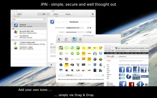 IPIN Secure PIN and Password Safe v2.20 Multilingual MacOSX的图片2