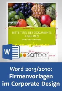 Word 2013/2010: Firmenvorlagen im Corporate Design Praxisworkshop für einen professionellen Unternehmensauftritt的图片2