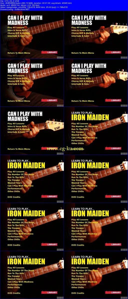 Learn to play Iron Maiden – Volume 1的图片1