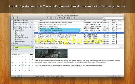 Mariner MacJournal 6.2.1 MacOSX的图片1