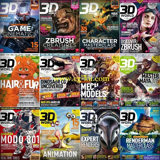 3D World Magazine – Full Year 2014 Issue Collection的图片1