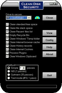 Clean Disk Security 8.06 文件安全删除工具的图片1