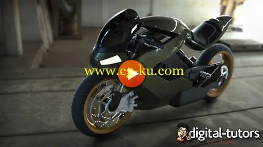 Dixxl Tuxxs – Modeling Advanced Surfaces to Create a Sci-Fi Motorcycle in Rhino的图片1