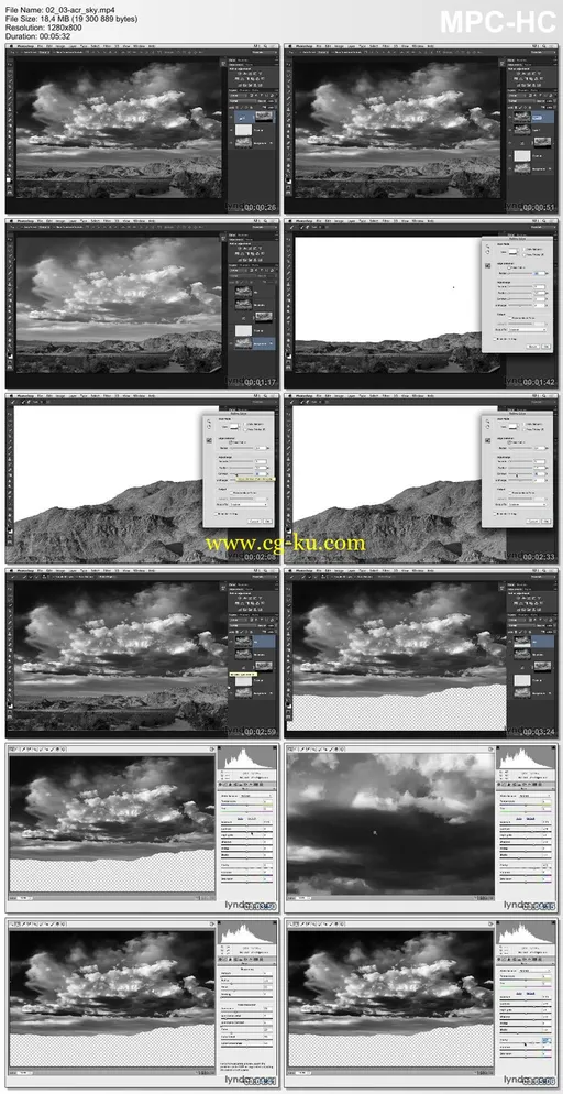 Lynda – Black-and-White Project: Creating a Dramatic Landscape with Lightroom and Photoshop (w/Project Files)的图片2