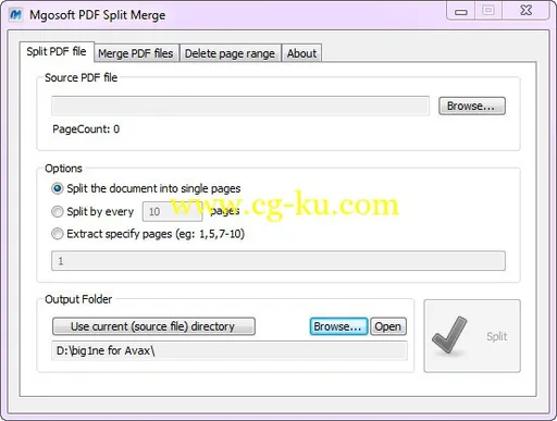 Mgosoft PDF Split Merge 8.6.203的图片1