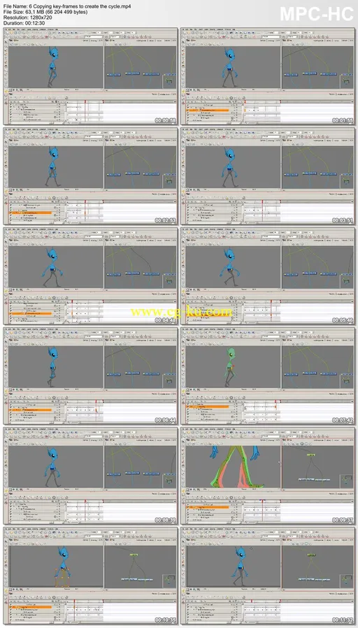 Dixxl Tuxxs – Creating a Walk Cycle with Deformer Bones in Toon Boom Animate Pro的图片2