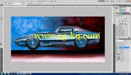 How to Draw Cars – Marker Rendering and Digital Painting 手绘+数字绘图教程的图片8