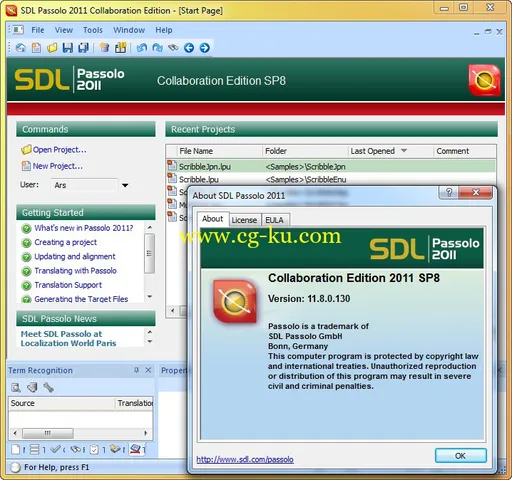 SDL Passolo 2011 Pro 11.9.0.247 SP9的图片2