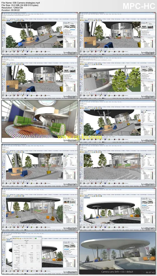 Lynda – Architectural Rendering with Rhino and V-Ray的图片1