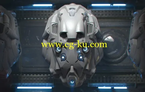 CGCookie – Modeling a Sci-Fi Helmet的图片2