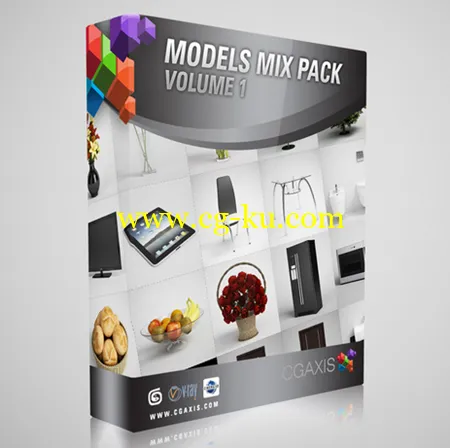 CGAxis Models Mix Pack Vol 1的图片1