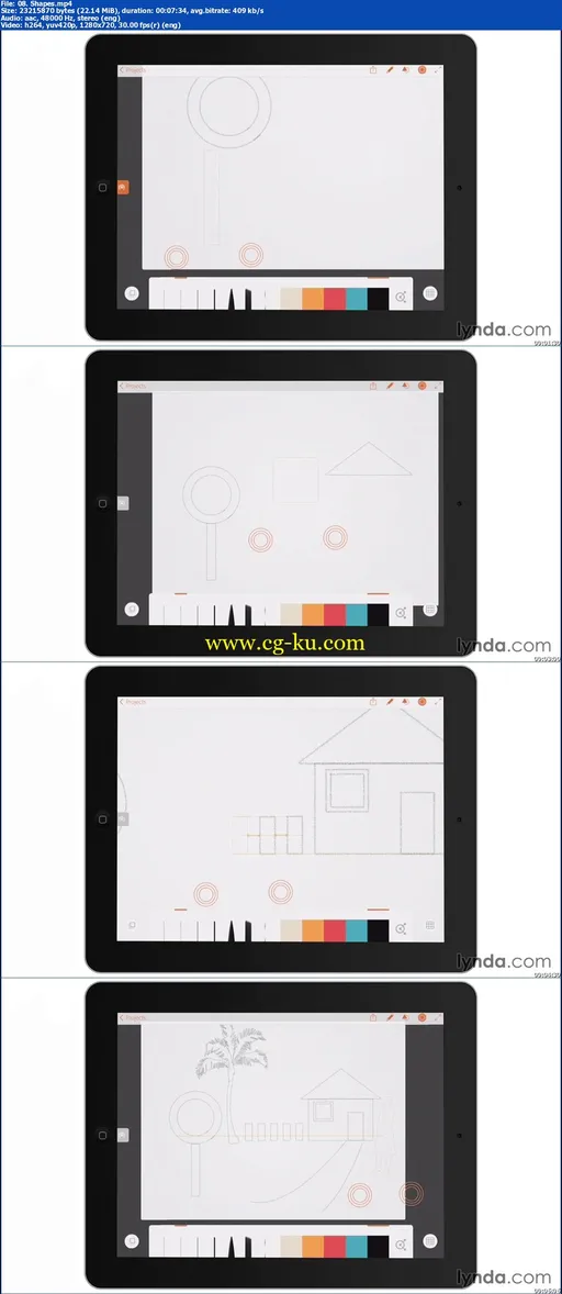 Lynda – Drawing on the iPad with Adobe Illustrator Line的图片2