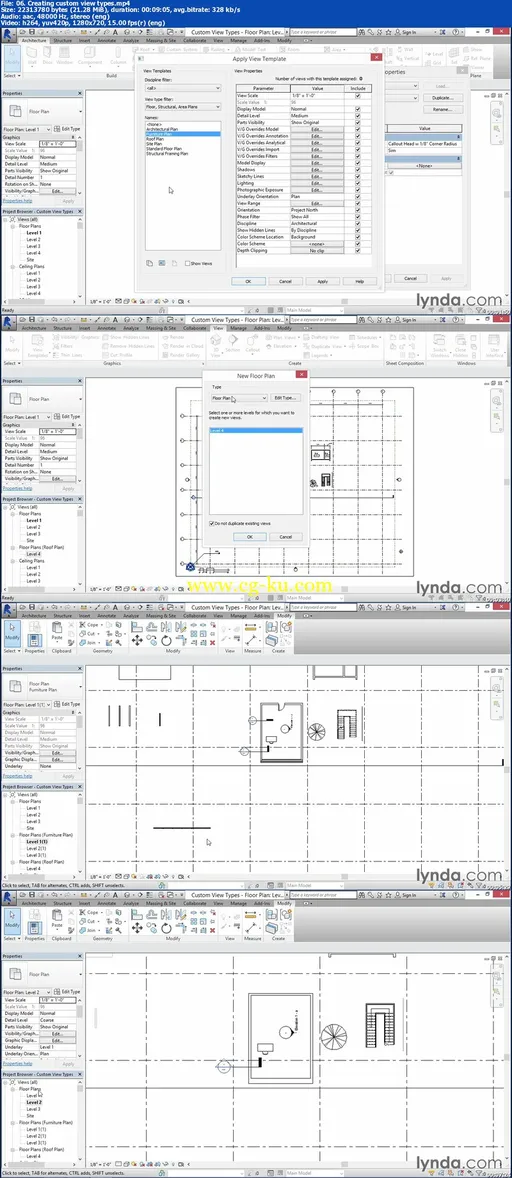 Lynda – Creating Revit Templates: Views and Sheets的图片2