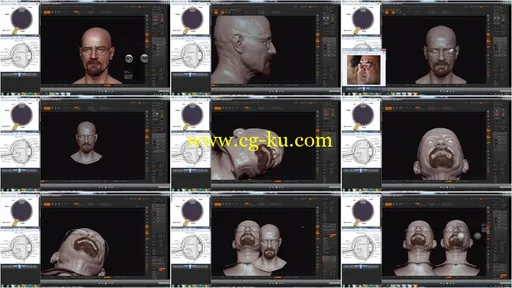 Gumroad – Anatomy Sculpting and ZBrush BPR Rendering Package by Frank Tzeng的图片2