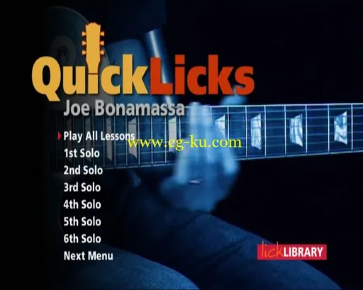 Lick Library – Quick Licks: Up Tempo Blues – Joe Bonamassa: Key G [repost]的图片2