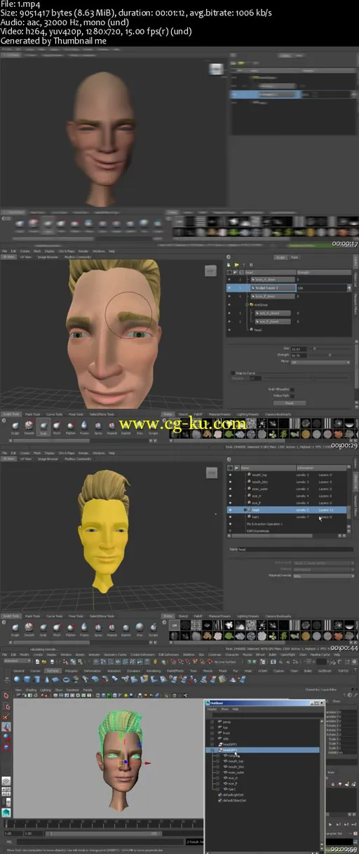 Dixxl Tuxxs – Blend Shape Workflows in Mudbox and Maya的图片1