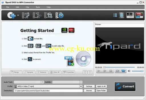 Tipard DVD to MP4 Converter 7.1.52的图片1