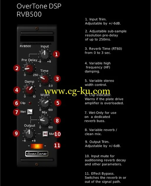 OverTone DSP RVB500 v2.2.0 WiN MacOSX LiNUX的图片1