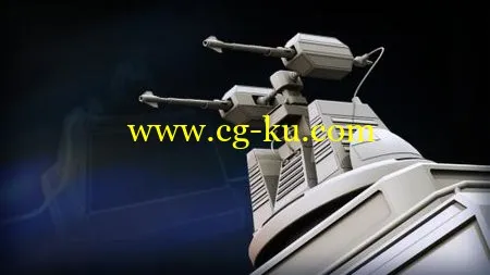 Modeling a Machine Gun Turret in CINEMA 4D R16的图片1