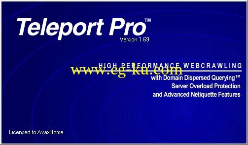 Teleport Pro 1.71 网页离线浏览工具的图片1