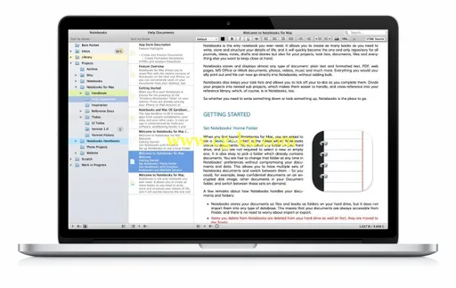 Notebooks for Mac 1.4.1 MacOSX的图片1