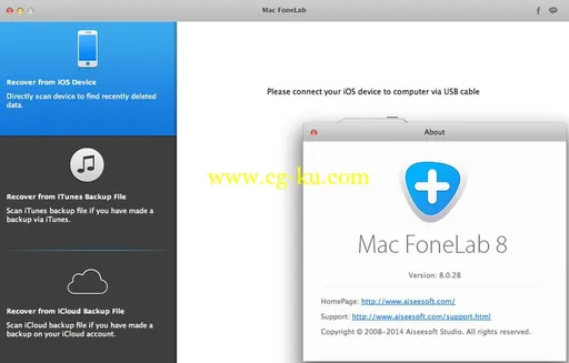 Aiseesoft Mac FoneLab 8.0.28 Mac OS X的图片2