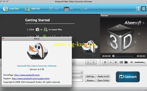 Aiseesoft Mac Video Converter Ultimate 6.3.78 MacOSX的图片2